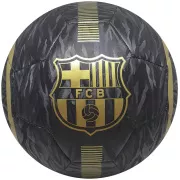 Futbalová lopta FC Barcelona veľ. 5, čierno-zlatý