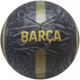 Futbalová lopta FC Barcelona veľ. 5, čierno-zlatý
