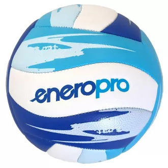Volejbalová lopta ENERO WAVE SOFT veľ. 5, modrý-biely