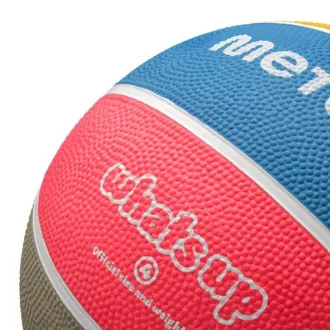 Basketbalová lopta MTR WHATS UP, veľ. 4, pastelový