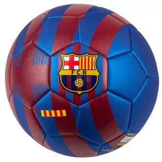 Futbalová lopta FC Barcelona s pruhmi veľ. 1, červeno-modrý Futbalová lopta FC Barcelona s pruhmi veľ. 1, červeno-modrý
