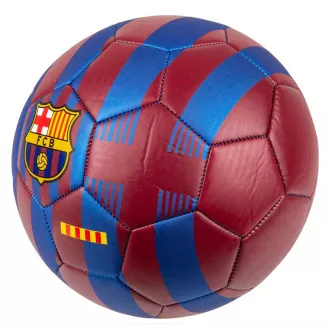 Futbalová lopta FC Barcelona s pruhmi veľ. 1, červeno-modrý Futbalová lopta FC Barcelona s pruhmi veľ. 1, červeno-modrý