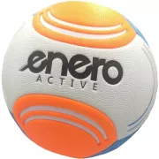 Plážová futbalová lopta ENERO Active veľ. 5, bielo-oranžový
