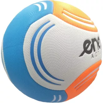 Plážová futbalová lopta ENERO Active veľ. 5, bielo-oranžový