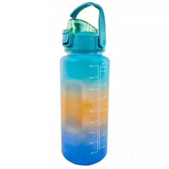 Motivačná športová fľaša 2l, mix farieb