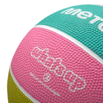 Basketbalová lopta MTR WHATS UP, veľ. 3, pastelová