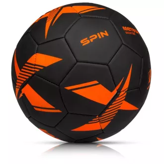 Futbalová lopta MTR SPIN, veľ. 5, čierno-oranžový Futbalová lopta MTR SPIN, veľ. 5, čierno-oranžový