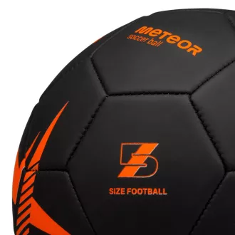 Futbalová lopta MTR SPIN, veľ. 5, čierno-oranžový Futbalová lopta MTR SPIN, veľ. 5, čierno-oranžový