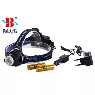 AKU čelovka Bailong BL-6699, ľad typu CREE XML + dobíjací set AKU čelovka Bailong BL-6699, ľad typu CREE XML + dobíjací set