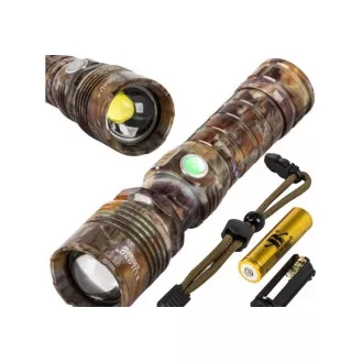Taktické svetlo Bailong ZOOM CREE LED, camo Taktické svetlo Bailong ZOOM CREE LED, camo