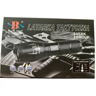 Baterka Bailong BL-8668, LED typu CREE XM-L T6 + výstražná násada Baterka Bailong BL-8668, LED typu CREE XM-L T6 + výstražná násada