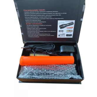 Baterka Bailong BL-8668, LED typu CREE XM-L T6 + výstražná násada Baterka Bailong BL-8668, LED typu CREE XM-L T6 + výstražná násada