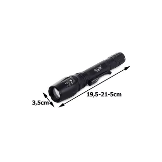 Baterka Bailong BL-8668, LED typu CREE XM-L T6 + výstražná násada Baterka Bailong BL-8668, LED typu CREE XM-L T6 + výstražná násada