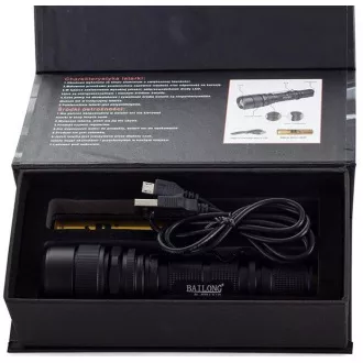 USB baterka Bailong BL-603, ľad typu XML + USB nabíjačka USB baterka Bailong BL-603, ľad typu XML + USB nabíjačka