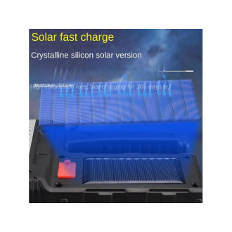 AKU Svietidlo LED CREE XM-L T6 + solárne napájanie