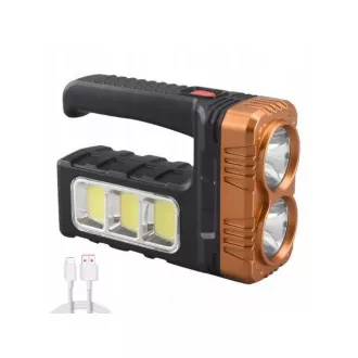 AKU Svietidlo LED CREE XM-L T6 + solárne napájanie AKU Svietidlo LED CREE XM-L T6 + solárne napájanie