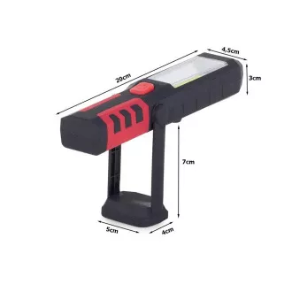 USB Pracovná baterka 3W s magnetom akumulátorová USB Pracovná baterka 3W s magnetom akumulátorová