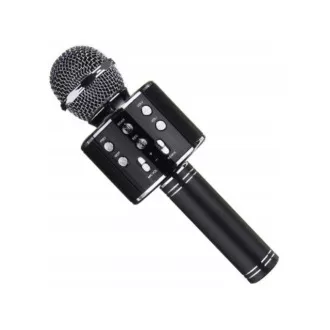 Karaoke bluetooth mikrofón s reproduktorom, Strieborná