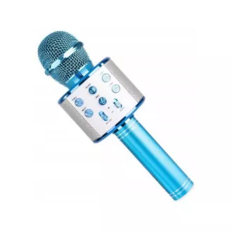 Karaoke bluetooth mikrofón s reproduktorom, Strieborná