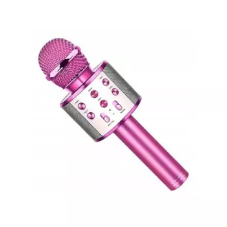 Karaoke bluetooth mikrofón s reproduktorom, Strieborná