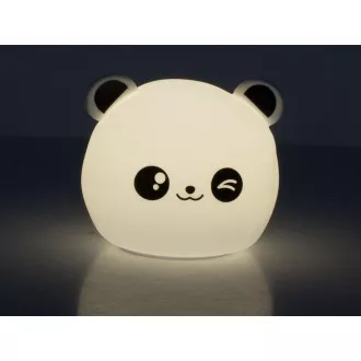 Detská nočná LED lampička PANDA RGB