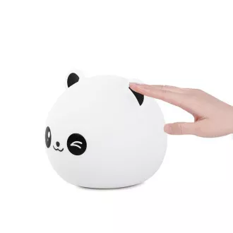 Detská nočná LED lampička PANDA RGB