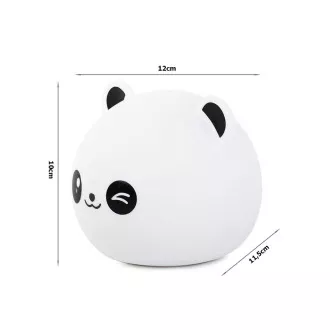Detská nočná LED lampička PANDA RGB