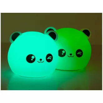 Detská nočná LED lampička PANDA RGB