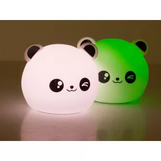 Detská nočná LED lampička PANDA RGB