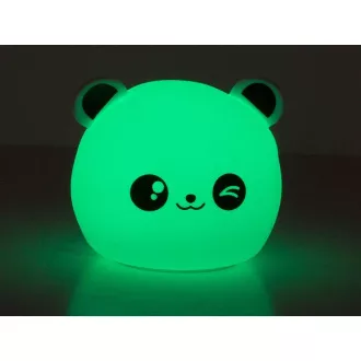 Detská nočná LED lampička PANDA RGB