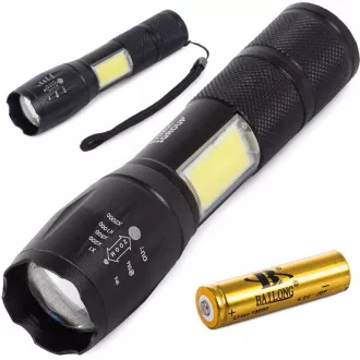 LED CREE ZOOM svietidlo Bailong XML T6 COB LED CREE ZOOM svietidlo Bailong XML T6 COB