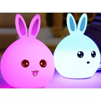 Detská nočná LED lampička ZAJAČIK + RGB ovládač