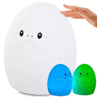 Detská nočná LED lampička VAJÍČKO RGB