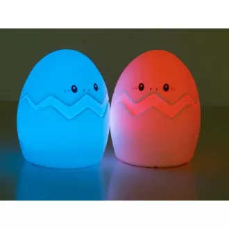 Detská nočná LED lampička VAJÍČKO RGB
