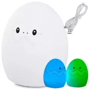 Detská nočná LED lampička EGGi RGB + USB kábel