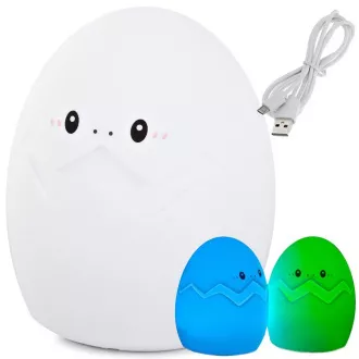 Detská nočná LED lampička EGGi RGB + USB kábel