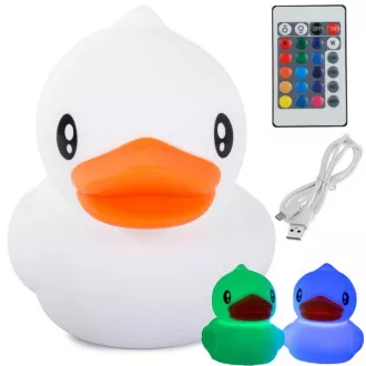 Detská nočná LED lampička KAČIČKA + RGB ovládanie
