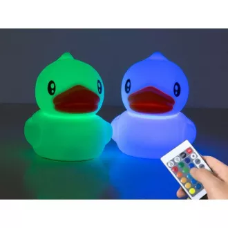 Detská nočná LED lampička KAČIČKA + RGB ovládanie