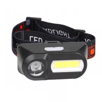 AKU čelovka 2x LED COB