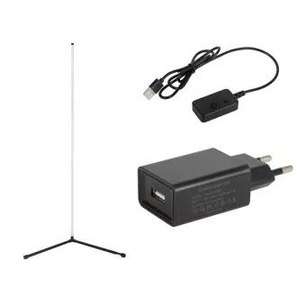 Podlahová rohová RGB LED lampa, s ovládačom Podlahová rohová RGB LED lampa, s ovládačom
