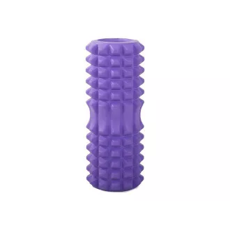 Masážny fitness valec ROLLER YOGA 32x13cm, Fialová
