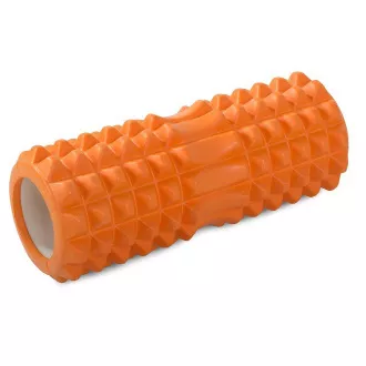 Masážny fitness valec ROLLER YOGA 32x13cm, Fialová