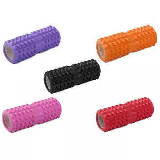Masážny fitness valec ROLLER YOGA 32x13cm, Oranžová