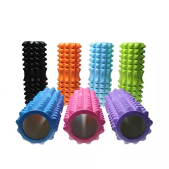 Masážny fitness valec ROLLER YOGA 32x13cm, Oranžová
