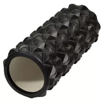 Fitness masážny valec ENERO FIT 33x14cm, Čierna
