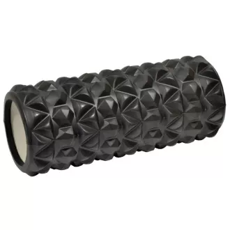 Fitness masážny valec ENERO FIT 33x14cm, Čierna