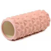 Fitness masážny valec ENERO FIT 33x14cm, Svetlo ružová