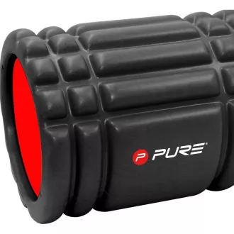 Fitness masážny valec PURE 2 IMPROVE 33x15 cm, Čierna