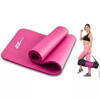 Protišmyková fitness podložka na cvičenie, 1,5cm, Ružová Protišmyková fitness podložka na cvičenie, 1,5cm, Ružová