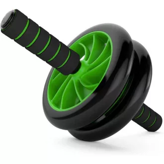 Posilňovacie koliesko RX-156 s podložkou, Zelená